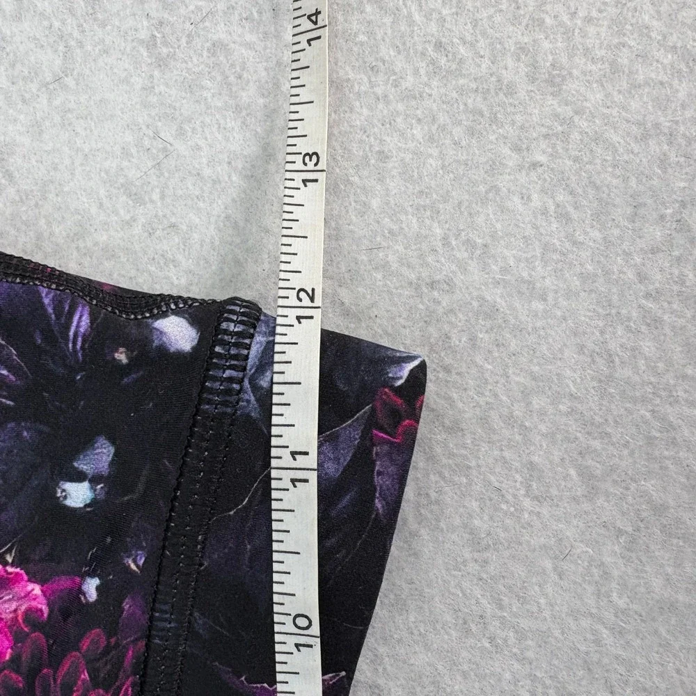 Lululemon Energy Bra Purple Bloom Floral Print Women's Size 6 Active Performance